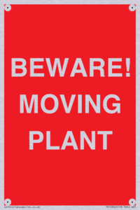 BEWARE! MOVING PLANT